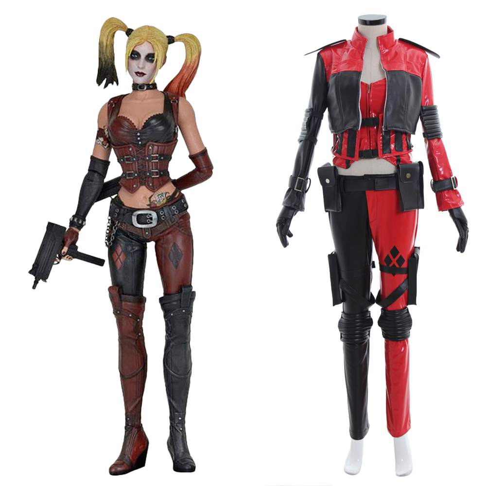 Anime Harley Quinn Cosplay - Harleen Cosplay Costume Women Jacket Pants