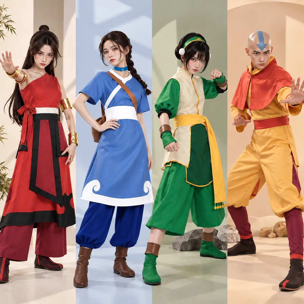 Cosplay Avatar Anime - Avatar The Last Airbender Cosplay Costume