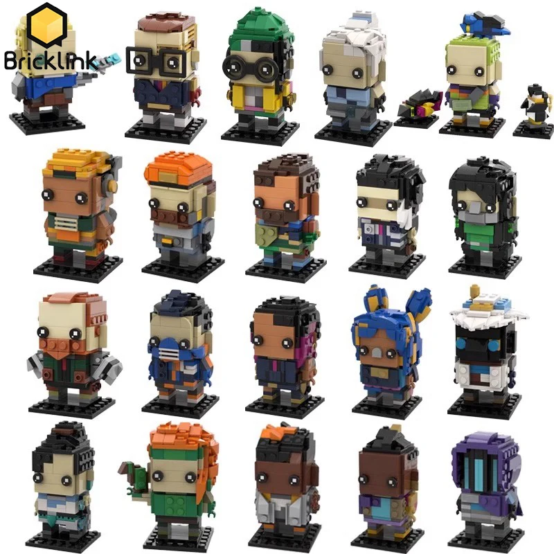 Anime Cosplay Ideas Male - Bricklink Ideas Game Valoranted Action Figures