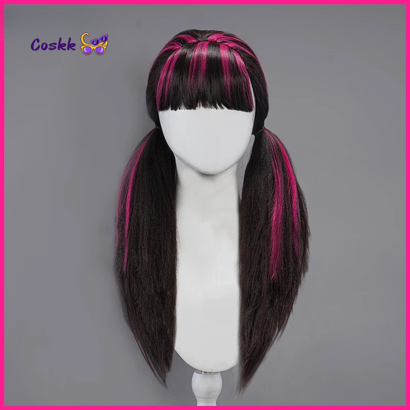 Draculauraa Cosplay Wig  Long  - Anime Cosplay Pink review and price