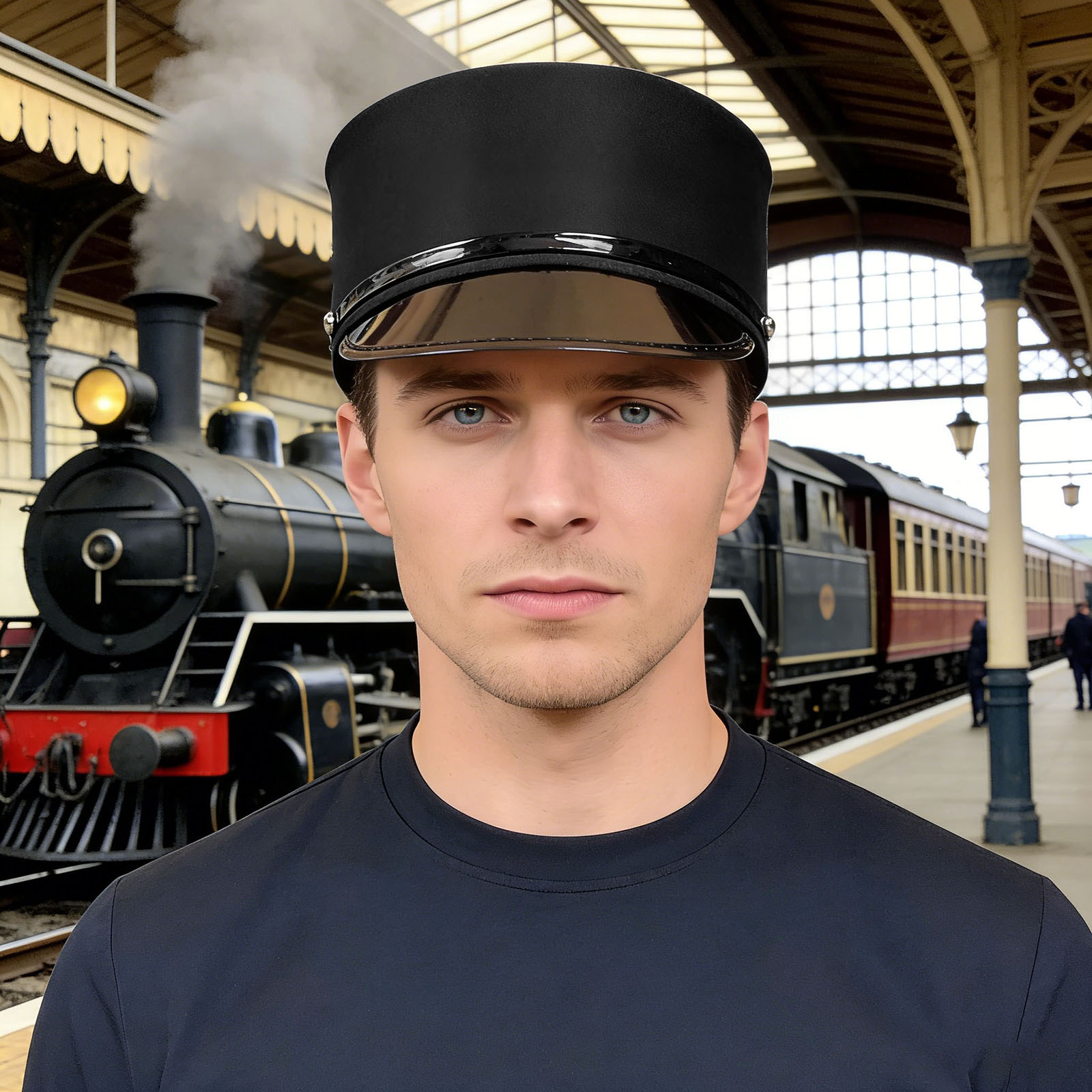 Train Engineer Conductor Drive - Anime Cosplay Face review and price