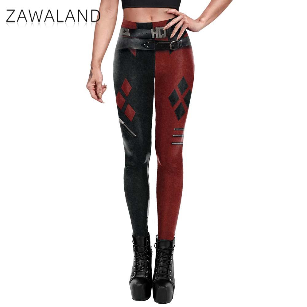 ZAWALAND Leggings for Women Co - Anime Harley Quinn Cosplay review and price