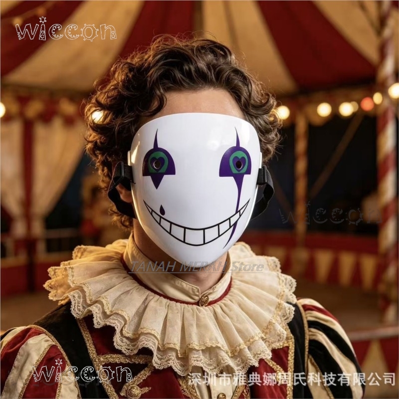 Halloween Pierrot The Freak Ci - Anime Cosplay Face review and price