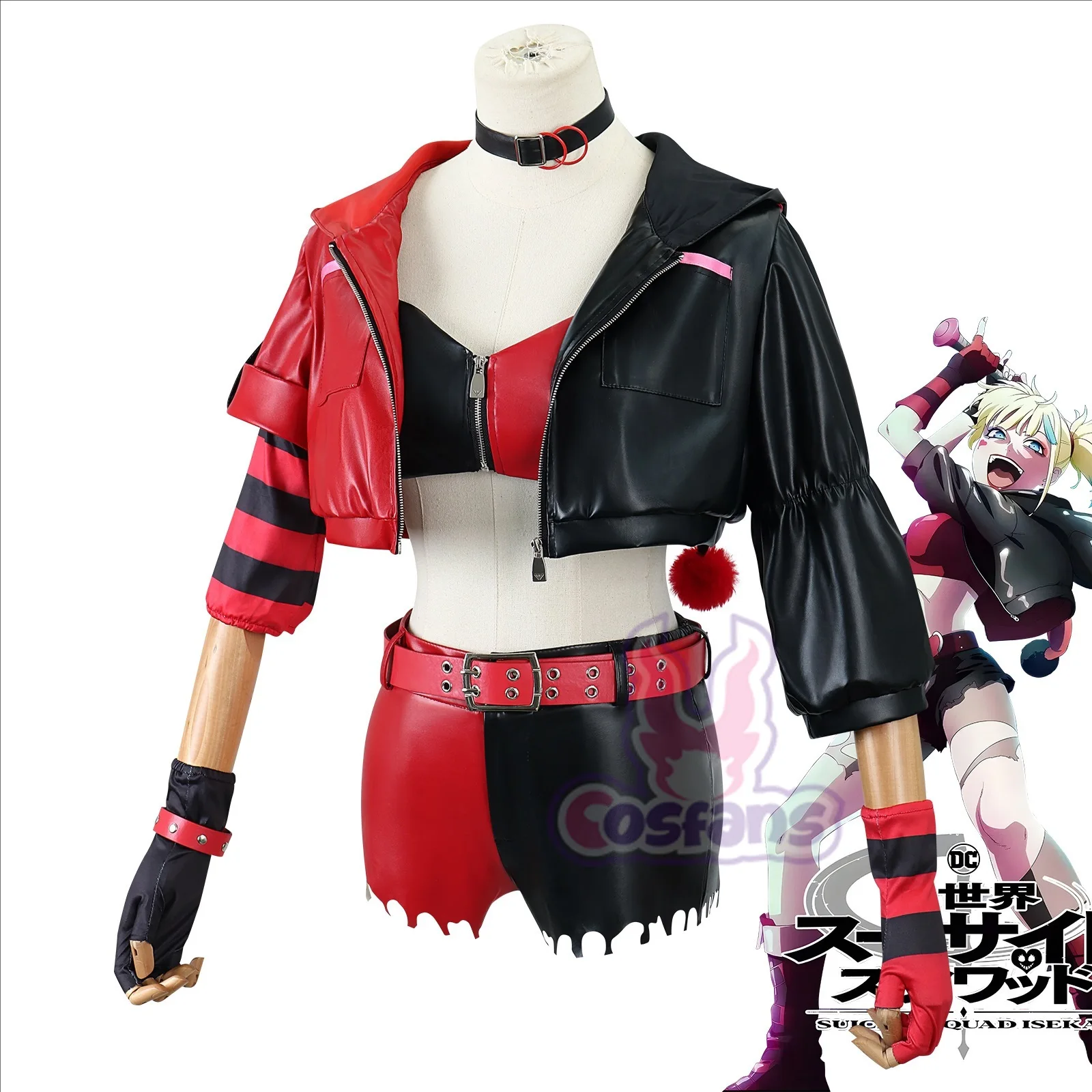 Suicide Anime Quinn Cosplay Co - Anime Harley Quinn Cosplay review and price