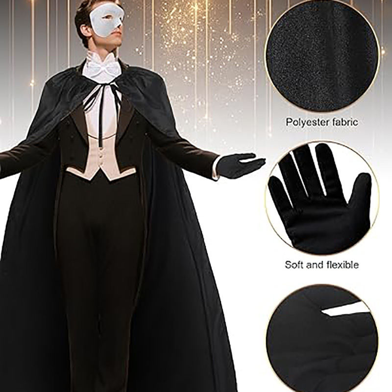 4 Pcs Gothic Magician Dress Up - Anime Cosplay Face review and price