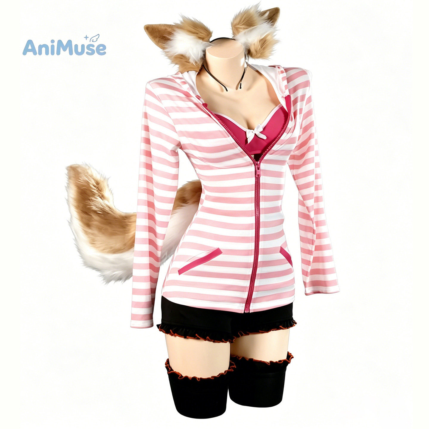 Tamamo no Mae Cosplay Costume  - Anime Cosplay Pink review and price
