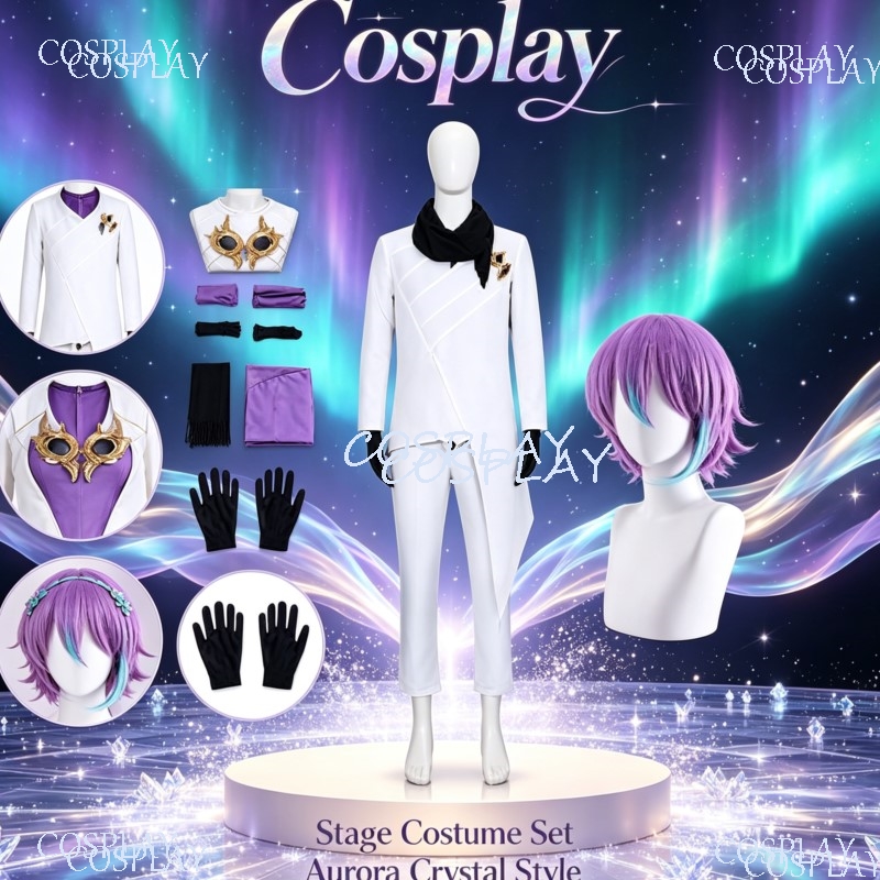 White Suit Jacket Pants Wigs H - Anime Cosplay Events 2026 review and price