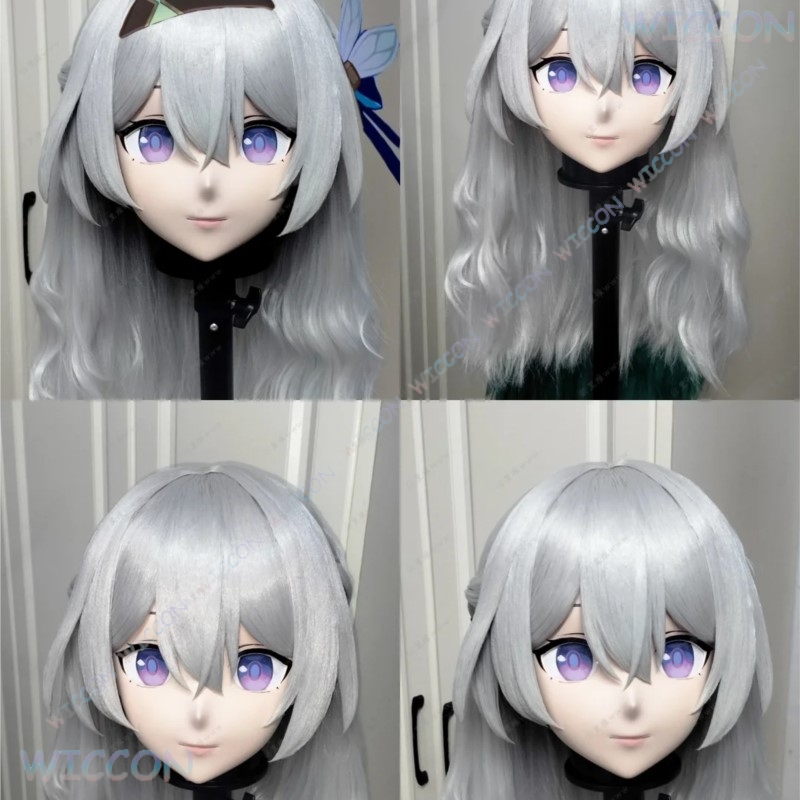 Kigurumi Female Face Mask Anim - Anime Cosplay Face review and price